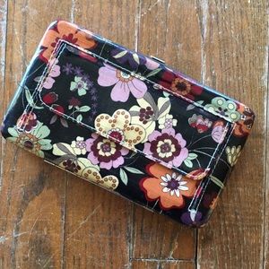Floral Hard Shell Wallet